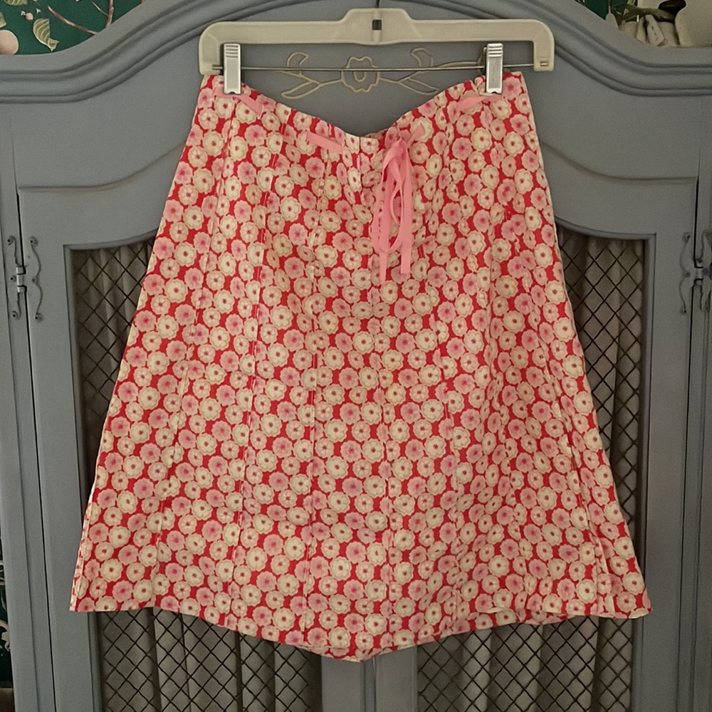 J Crew Flowered skirt